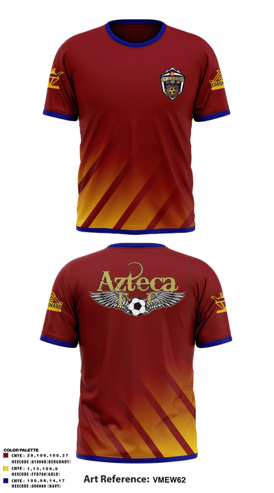 Azteca 61641395 Short Sleeve Performance Shirt - 1