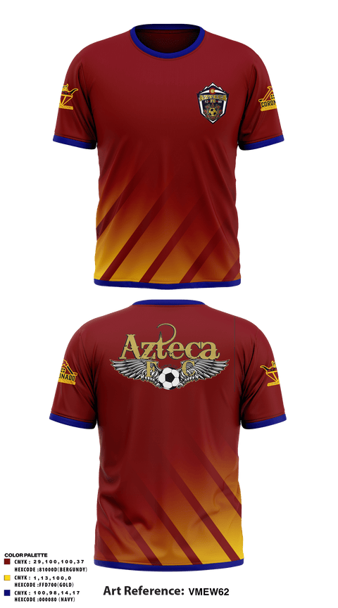 Short Sleeve Performance Shirt, Azteca, Men's Soccer, Teamtime, Team time, sublimation, custom sports apparel, team uniforms, spirit wear, spiritwear, sports uniforms, custom shirts, team store, custom team store, fundraiser sports, apparel fundraiser