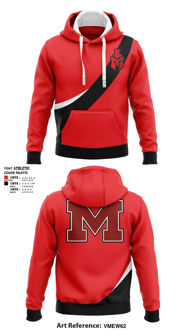 Hoodie, Redmen, Spirit Store, Teamtime, Team time, sublimation, custom sports apparel, team uniforms, spirit wear, spiritwear, sports uniforms, custom shirts, team store, custom team store, fundraiser sports, apparel fundraiser
