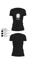 349 ASTS 29924821 Women's Short Sleeve V-neck Shirt - 24