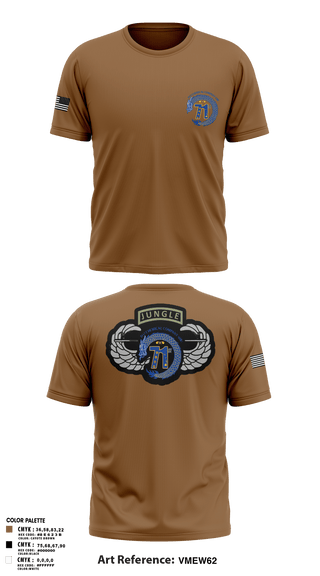 Old School Cotton Feel Shirt, 71st Chemical Company (HR), Army, Teamtime, Team time, sublimation, custom sports apparel, team uniforms, spirit wear, spiritwear, sports uniforms, custom shirts, team store, custom team store, fundraiser sports, apparel fundraiser