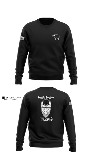 Crew Neck Sweatshirt, Delta Company 1-114th Infantry, National Guard, Teamtime, Team time, sublimation, custom sports apparel, team uniforms, spirit wear, spiritwear, sports uniforms, custom shirts, team store, custom team store, fundraiser sports, apparel fundraiser