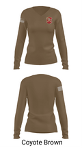 Bravo Battery, 6th Battalion, 10th Field Artillery 85654771 Women's Long Sleeve V-neck Shirt - 17