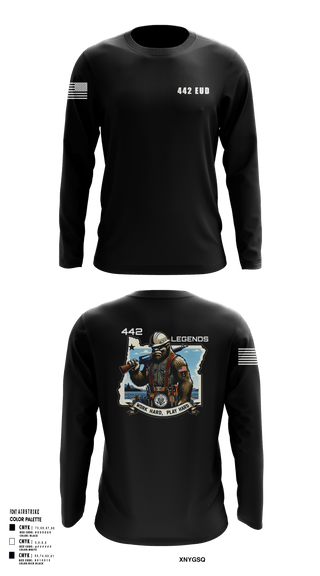 Long Sleeve Performance Shirt, 442 EUD, National Guard, Teamtime, Team time, sublimation, custom sports apparel, team uniforms, spirit wear, spiritwear, sports uniforms, custom shirts, team store, custom team store, fundraiser sports, apparel fundraiser