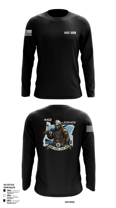 442 EUD 43184922 Long Sleeve Performance Shirt - 172 (1)