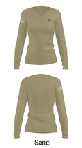 56th SOF CBRN Company 73617343 Women's Long Sleeve V-neck Shirt - 97