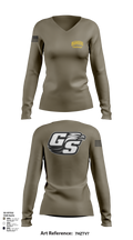 GASOU ROTC Ranger Challenge 95229056 Women's Long Sleeve V-neck Shirt - 51