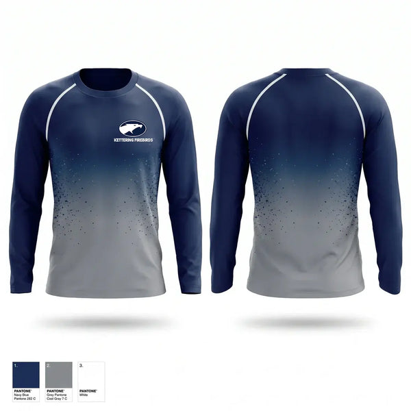 Kettering Firebirds Long Sleeve Performance Shirt 1
