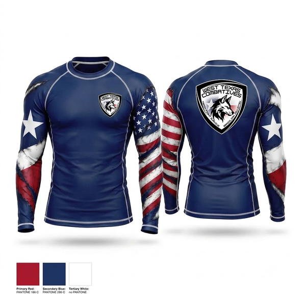 WTXC Fight Club Long Sleeve Rash Guard Shirt - 2