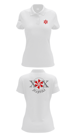 Women's Short Sleeve Performance Polo, 10-10 Jiu Jitsu, Wrestling, Teamtime, Team time, sublimation, custom sports apparel, team uniforms, spirit wear, spiritwear, sports uniforms, custom shirts, team store, custom team store, fundraiser sports, apparel fundraiser