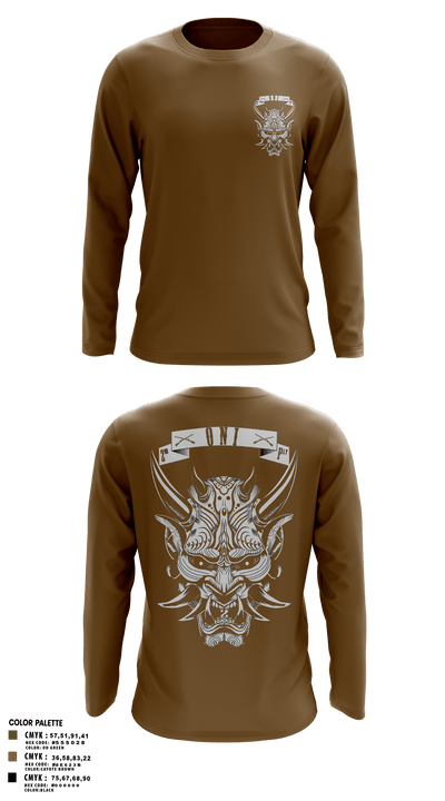 2ND PLATOON ONI 37360870 Long Sleeve Performance Shirt - 5