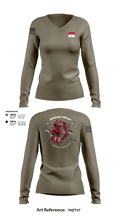 Apache Troop 1-150th 52177042 Women's Long Sleeve V-neck Shirt - 9
