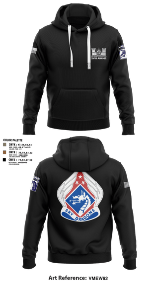 Hoodie, XVIII ABN G2, Army, Teamtime, Team time, sublimation, custom sports apparel, team uniforms, spirit wear, spiritwear, sports uniforms, custom shirts, team store, custom team store, fundraiser sports, apparel fundraiser