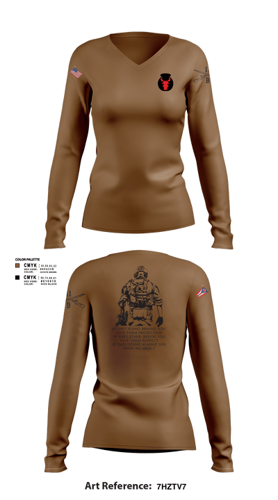 Chosen 93553712 Women's Long Sleeve V-neck Shirt - 102