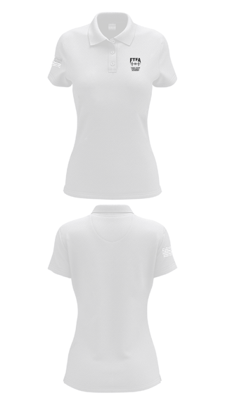 Women's Short Sleeve Performance Polo, First Team Football Academy, Football, Teamtime, Team time, sublimation, custom sports apparel, team uniforms, spirit wear, spiritwear, sports uniforms, custom shirts, team store, custom team store, fundraiser sports, apparel fundraiser
