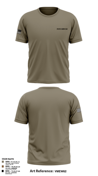 Short Sleeve Performance Shirt, XVIII ABN G2, Army, Teamtime, Team time, sublimation, custom sports apparel, team uniforms, spirit wear, spiritwear, sports uniforms, custom shirts, team store, custom team store, fundraiser sports, apparel fundraiser