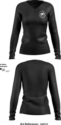 284 ASOS 94603081 Women's Long Sleeve V-neck Shirt - 9