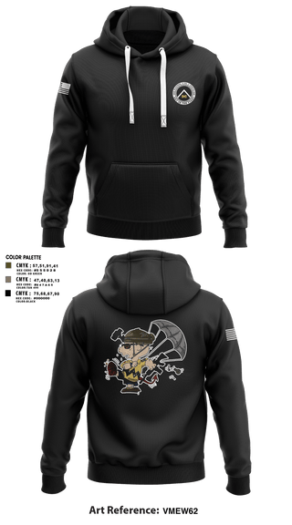 Hoodie, 3rd Platoon, CCo, 1-508th PIR, , Teamtime, Team time, sublimation, custom sports apparel, team uniforms, spirit wear, spiritwear, sports uniforms, custom shirts, team store, custom team store, fundraiser sports, apparel fundraiser