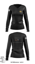 AOB-S 37277652 Women's Long Sleeve V-neck Shirt - 23