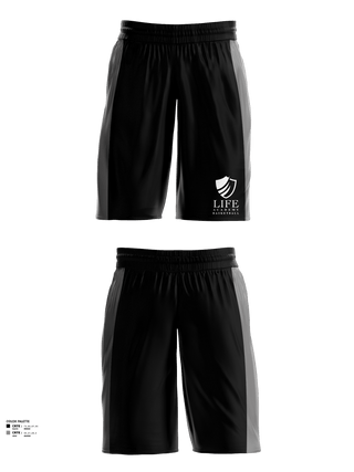 KINGS Mens Basketball Shorts 1, Life Academy Royals, Men's Basketball, Teamtime, Team time, sublimation, custom sports apparel, team uniforms, spirit wear, spiritwear, sports uniforms, custom shirts, team store, custom team store, fundraiser sports, apparel fundraiser