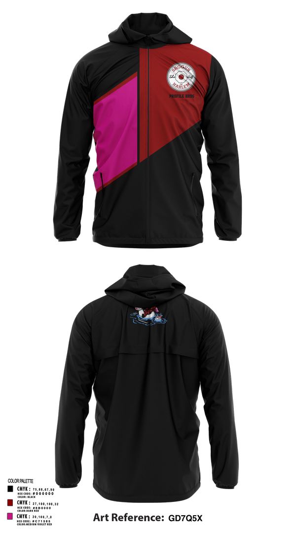 Windbreaker, Profile Bros, , Teamtime, Team time, sublimation, custom sports apparel, team uniforms, spirit wear, spiritwear, sports uniforms, custom shirts, team store, custom team store, fundraiser sports, apparel fundraiser