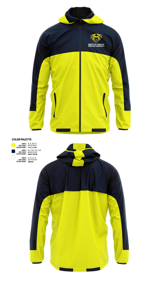 Windbreaker, Battle Creek Central Bearcats Flag Football, Track & Field, Teamtime, Team time, sublimation, custom sports apparel, team uniforms, spirit wear, spiritwear, sports uniforms, custom shirts, team store, custom team store, fundraiser sports, apparel fundraiser