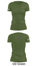 AOB-S 37277652 Women's Short Sleeve V-neck Shirt - 48