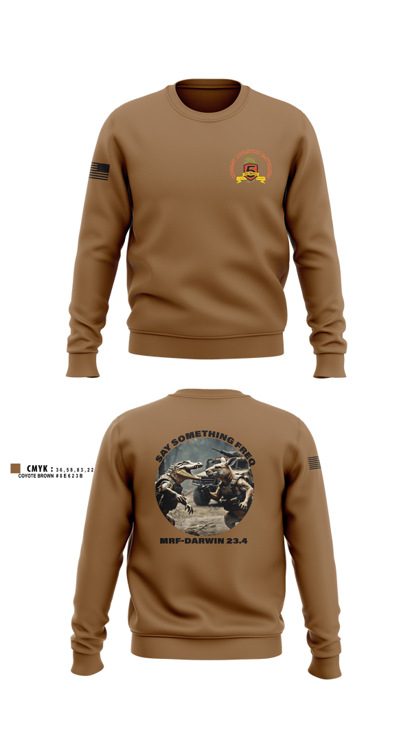 Crew Neck Sweatshirt, Clb-5, Marines, Teamtime, Team time, sublimation, custom sports apparel, team uniforms, spirit wear, spiritwear, sports uniforms, custom shirts, team store, custom team store, fundraiser sports, apparel fundraiser
