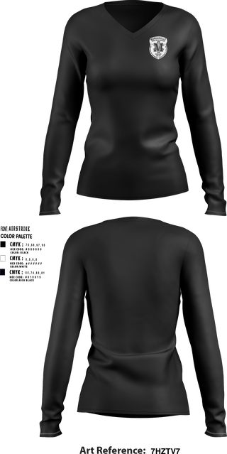 Women's Long Sleeve Vneck Shirt, MORGANVILLE EMSMORGANVILLE EMS, , Teamtime, Team time, sublimation, custom sports apparel, team uniforms, spirit wear, spiritwear, sports uniforms, custom shirts, team store, custom team store, fundraiser sports, apparel fundraiser