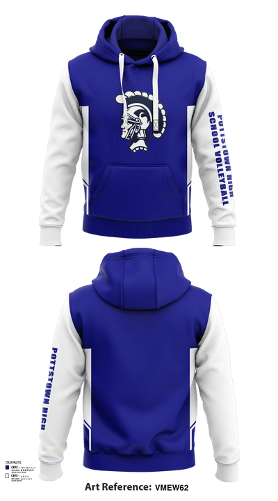 Pottstown High School Volleyball 14262411 Hoodie - 138