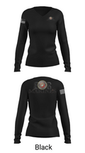 806 Marines 13874790 Women's Long Sleeve V-neck Shirt - 37