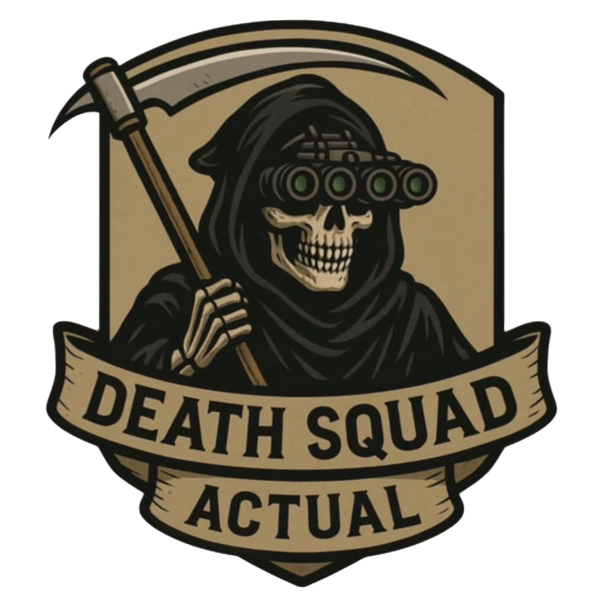 Death Squad Actual 36705181 Stainless Steel Water Bottle with a Straw Lid