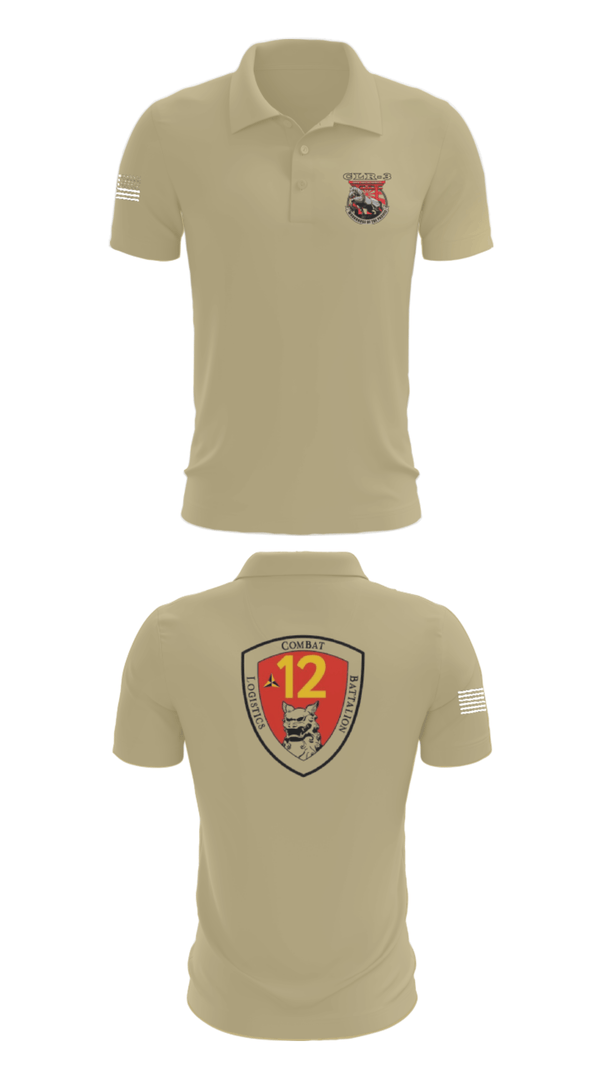 Short Sleeve Performance Polo, CLB 12, Marines, Teamtime, Team time, sublimation, custom sports apparel, team uniforms, spirit wear, spiritwear, sports uniforms, custom shirts, team store, custom team store, fundraiser sports, apparel fundraiser