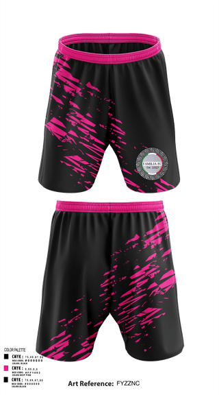Athletic Shorts With Pockets, La Familia, Men's Soccer, Teamtime, Team time, sublimation, custom sports apparel, team uniforms, spirit wear, spiritwear, sports uniforms, custom shirts, team store, custom team store, fundraiser sports, apparel fundraiser