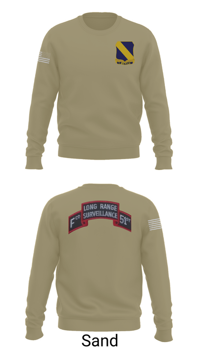 Fco 51st infantry LRSU 81538423 Crew Neck Sweatshirt - 85