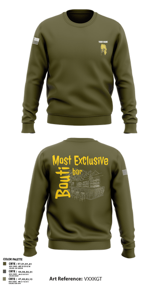 Crew Neck Sweatshirt, jsotf J2, Army, Teamtime, Team time, sublimation, custom sports apparel, team uniforms, spirit wear, spiritwear, sports uniforms, custom shirts, team store, custom team store, fundraiser sports, apparel fundraiser