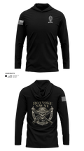 Roanoke SWAT 27210118 Long Sleeve Performance Shirt with hood - 14
