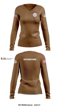 NRMD KB 105.3 Women's Long Sleeve V-neck Shirt - 11