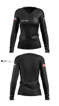 Smoky Mountain Search & Rescue Women's Long Sleeve V-neck Shirt - 3