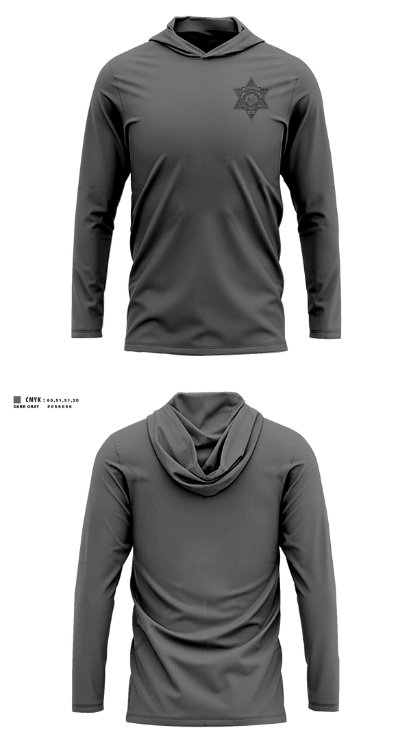 Wetzel County Sheriff Long Sleeve hooded sunshirt - 21