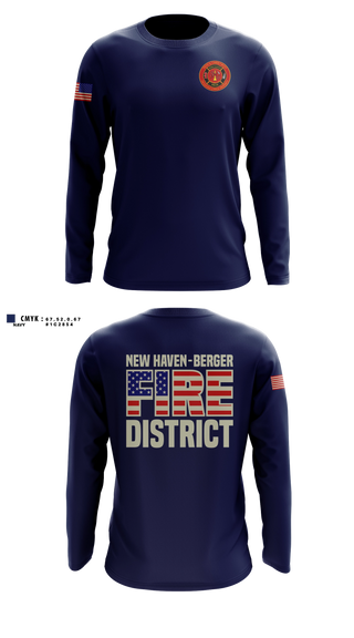 NEW HAVEN - BERGER FIRE DISTRICT Long Sleeve Performance Shirt - 11