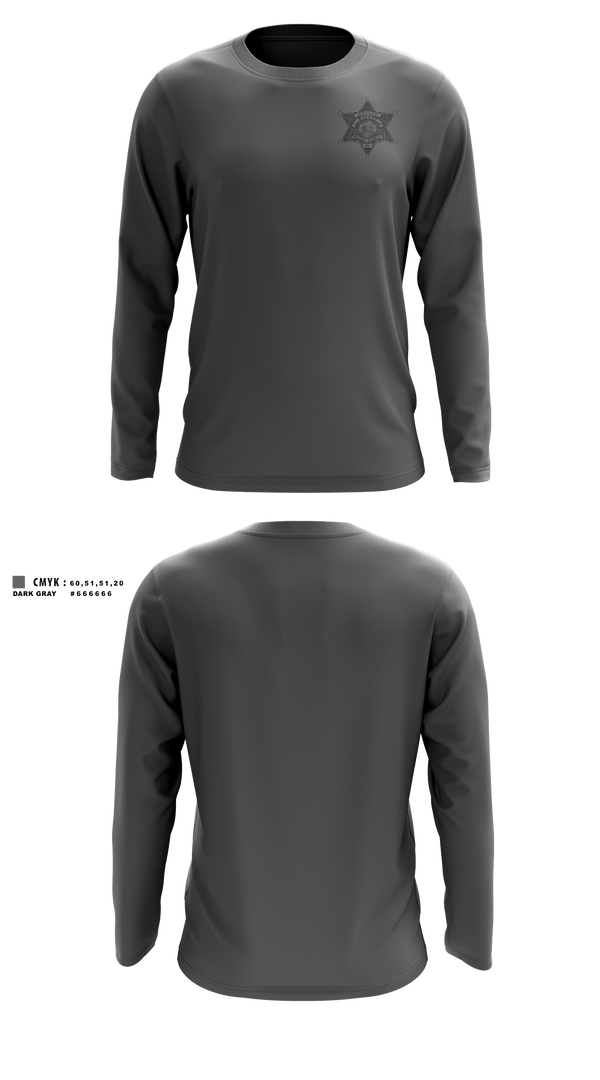 Wetzel County Sheriff Long Sleeve Performance Shirt - 21
