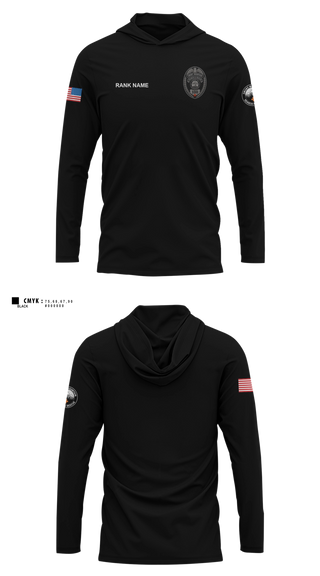 Smoky Mountain Search & Rescue Long Sleeve Performance Shirt with hood - 3