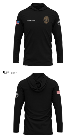Smoky Mountain Search & Rescue Long Sleeve Performance Shirt with hood - 2