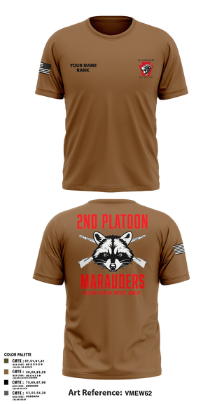 Old School Cotton Feel Shirt, Charger Co. / 2-112th Infantry Battalion, National Guard, Teamtime, Team time, sublimation, custom sports apparel, team uniforms, spirit wear, spiritwear, sports uniforms, custom shirts, team store, custom team store, fundraiser sports, apparel fundraiser