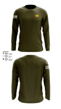 Alpha BTRY 2/138th FA 84014015 Long Sleeve Performance Shirt - 103
