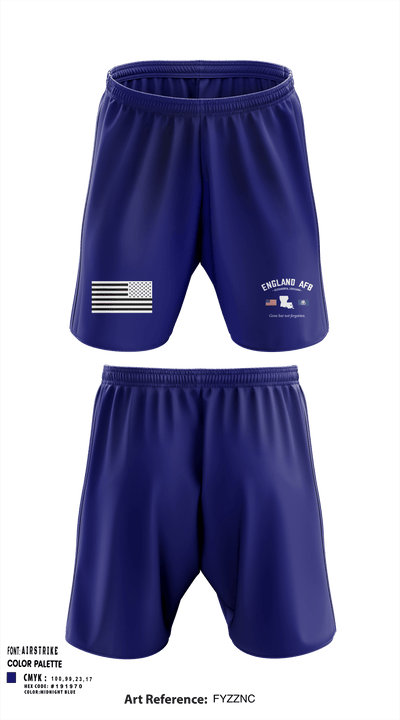 526th TFS 89868786 Athletic Shorts With Pockets - 1