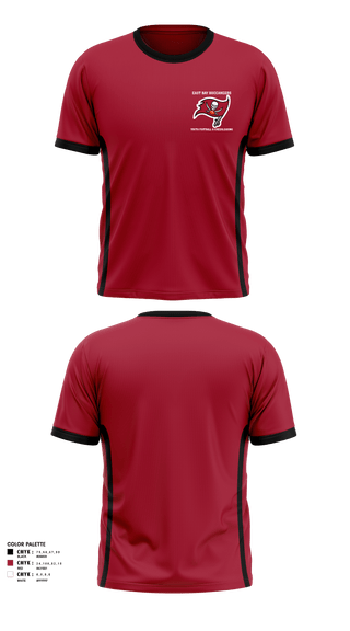 Short Sleeve Performance Shirt, East Bay Buccaneers Youth Football & Cheerleading, Football, Teamtime, Team time, sublimation, custom sports apparel, team uniforms, spirit wear, spiritwear, sports uniforms, custom shirts, team store, custom team store, fundraiser sports, apparel fundraiser