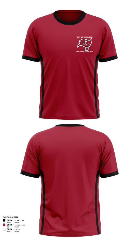 Short Sleeve Performance Shirt, East Bay Buccaneers Youth Football & Cheerleading, Football, Teamtime, Team time, sublimation, custom sports apparel, team uniforms, spirit wear, spiritwear, sports uniforms, custom shirts, team store, custom team store, fundraiser sports, apparel fundraiser
