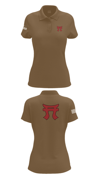 Women's Short Sleeve Performance Polo, 187th Iron Rakkasans, Army, Teamtime, Team time, sublimation, custom sports apparel, team uniforms, spirit wear, spiritwear, sports uniforms, custom shirts, team store, custom team store, fundraiser sports, apparel fundraiser